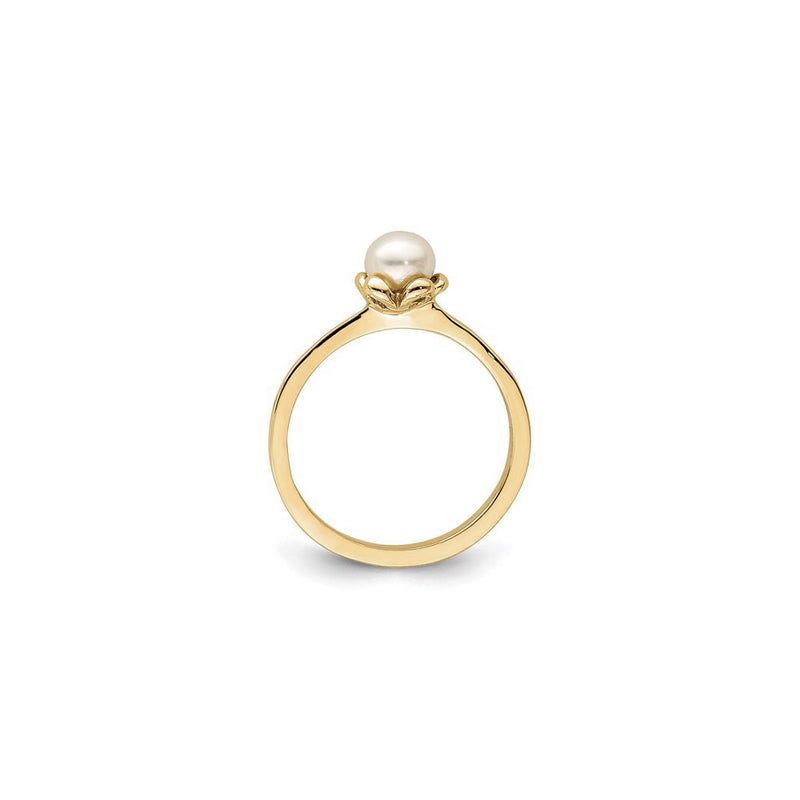 Pearl Flower Blossom Ring (14K) setting - Popular Jewelry - New York