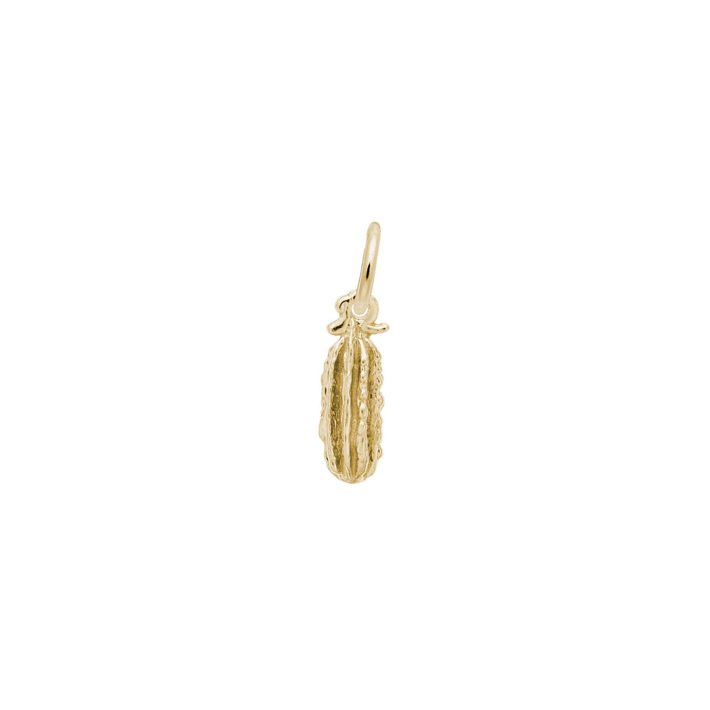 Pickle Charm yellow (14K) main - Popular Jewelry - New York