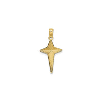 Pointy Cross Pendant (14K) back - Popular Jewelry - New York