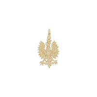 Polish Falcon Charm yellow (14K) main - Popular Jewelry - New York