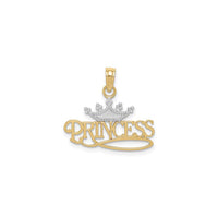 Princess Crown Talking Pendant (14K) hoved - Popular Jewelry - New York
