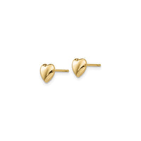 Странични обетки со триење со надуени срце (14K) - Popular Jewelry - Њујорк