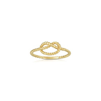 Rope Love Knot Ring (14K) main - Popular Jewelry - New York
