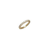 Round VS Diamond Eternity Ring melemele (14K) nui - Popular Jewelry - Nuioka