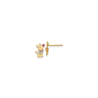 ក្រវិល Rudolph the Reindeer Stud Earrings (14K) main - Popular Jewelry - ញូវយ៉ក