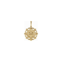 Sacred Heart Pendant (14K) front - Popular Jewelry - New York