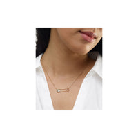 Safety Pin Necklace (14K) preview - Popular Jewelry - New York