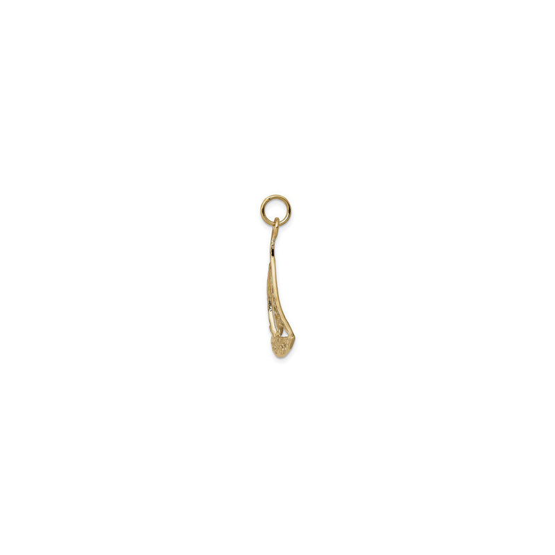 Sailboat Mesh Pendant (14K) side - Popular Jewelry - New York