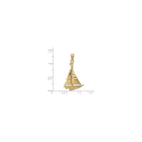 Sailboat Pendant (14K) scale - Popular Jewelry - New York