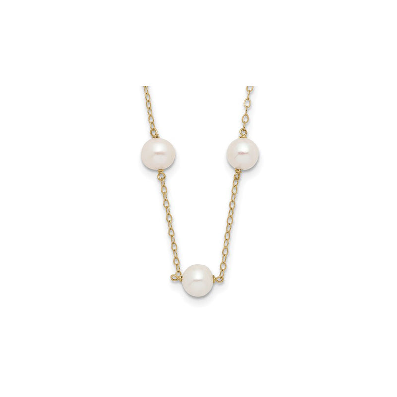 Scattered Freshwater Pearl Necklace (14K) – Popular J