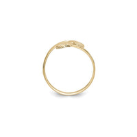 Sea Shell Bypass Ring (14K) setting - Popular Jewelry - New York