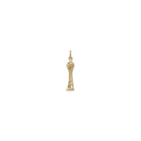 Seattle Space Needle 3D Pendant (14K) back - Popular Jewelry - New York