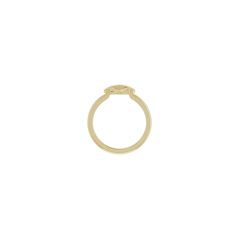 Shell Stackable Ring (14K) setting - Popular Jewelry - New York