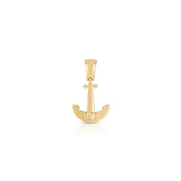 Simplified Anchor Pendant (14K) main - Popular Jewelry - New York