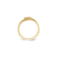 Sitting Cat Silhouette Ring (14K) Setting - Popular Jewelry - New York