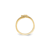 Sitting Cat Silhouette Ring (14K) Setting - Popular Jewelry - ニューヨーク