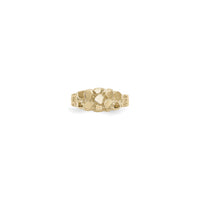 Karcsú Nugget gyűrű (14K) elülső - Popular Jewelry - New York