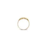 Postavka tankog nugget prstena (14K) - Popular Jewelry - New York