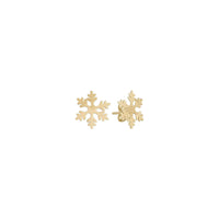 Snowflake Stud Earrings (14K) main - Popular Jewelry - New York