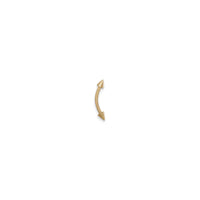 Spike Eyebrow Piercing (14K) kilid - Popular Jewelry - New York