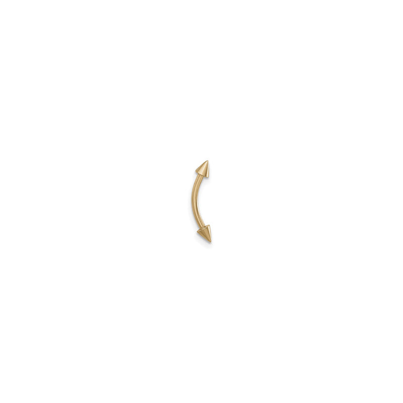 Spike Eyebrow Piercing (14K) side - Popular Jewelry - New York