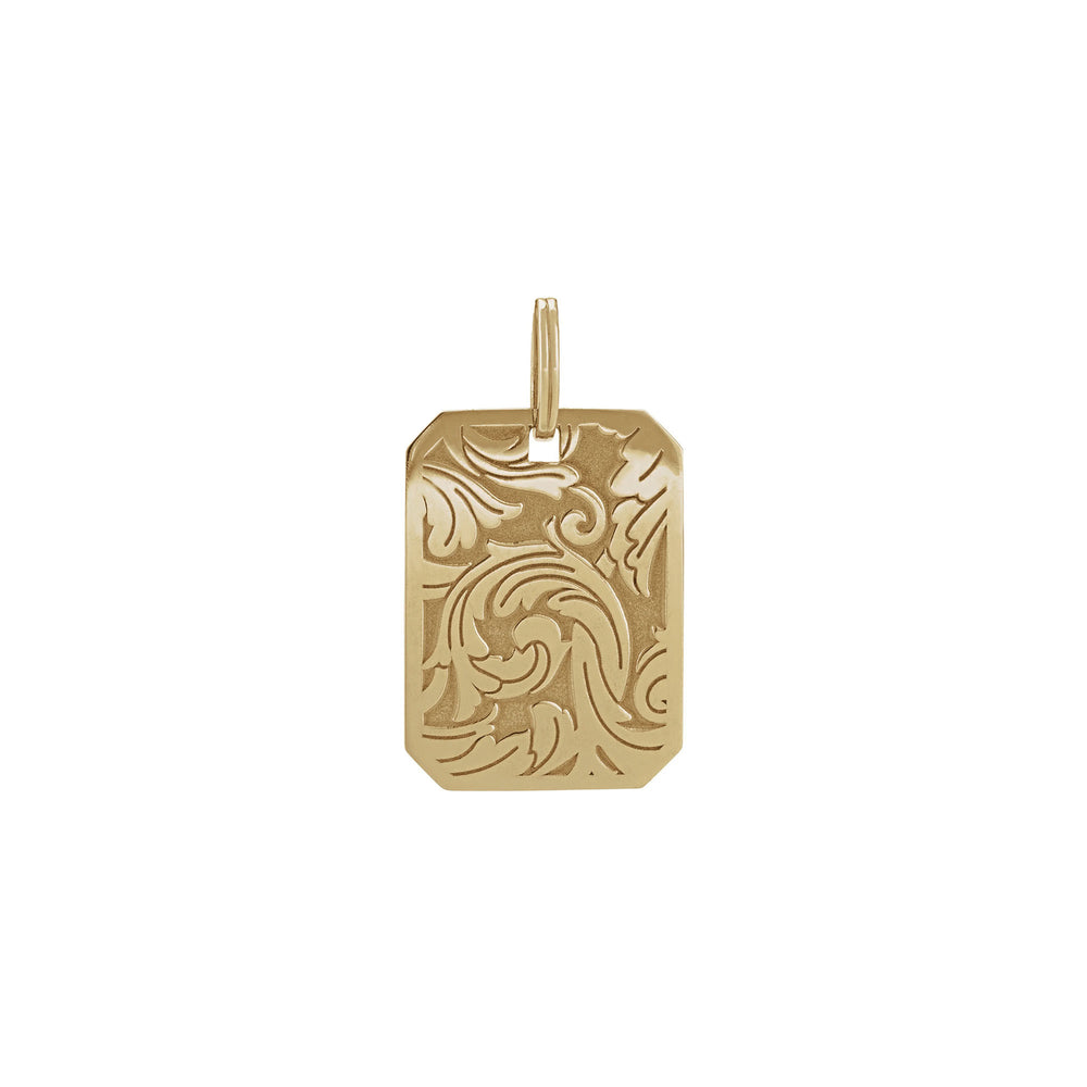 Springtime Dog Tag Pendant (14K)
