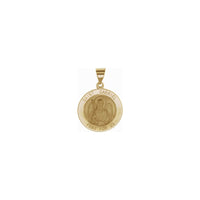 St Gabriel Hollow Medal (14K) iwaju - Popular Jewelry - Niu Yoki