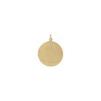 St. Raphael Round Medal Pendant (14K) back - Popular Jewelry - New York