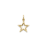 Star Contour Diamond Cut Pendant (14K) ngarep - Popular Jewelry - New York