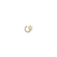 Anello da naso a stella (14K) davanti - Popular Jewelry - New York