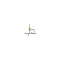 Tauraro Nose Ring (14K) sikelin - Popular Jewelry - New York