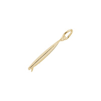 Surf Board Charm yellow (14K) main - Popular Jewelry - New York