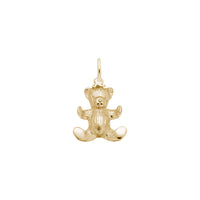 Teddy Bear Pendant yellow (14K) main - Popular Jewelry - New York