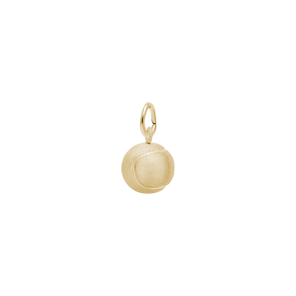 Tennis Ball Charm yellow (14K) main - Popular Jewelry - New York