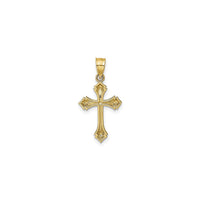 Tekstureret Arrow Cross Pendant (14K) tilbage - Popular Jewelry - New York