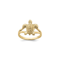 Textúrovaný prsteň morskej korytnačky (14K) hlavný - Popular Jewelry - New York