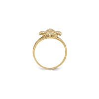 Textured Sea Turtle Ring (14K) setting - Popular Jewelry - New York