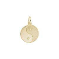 Textured Yin Yang Charm yellow (14K) main - Popular Jewelry - New York