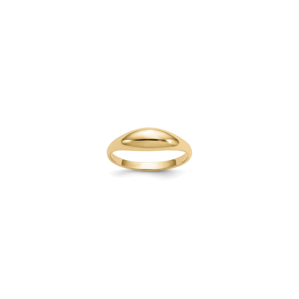 Thin Shiny Dome Ring (14K) main - Popular Jewelry - New York