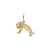 Tiger Pendant (14K) back - Popular Jewelry - New York