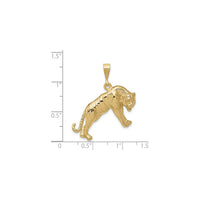 Tiger Pendant (14K) scale - Popular Jewelry - New York