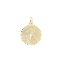 Track and Field Medallion geel (14K) hoofd - Popular Jewelry - New York