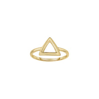 Triangle Shape Ring (14K) main - Popular Jewelry - New York