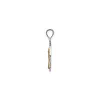 د استوایی پام ونې حلقه پینډنټ (14K) اړخ - Popular Jewelry - نیو یارک
