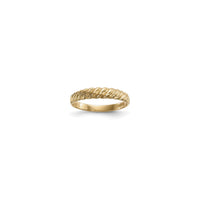 Juyawa 3 mm Ring (14K) babban - Popular Jewelry - New York