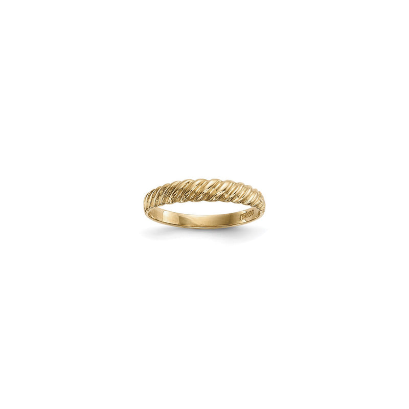 Twist 3 mm Ring (14K) main - Popular Jewelry - New York