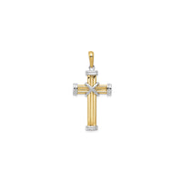 Two-Tone Latin Cross Pendant (14K) main - Popular Jewelry - ニューヨーク