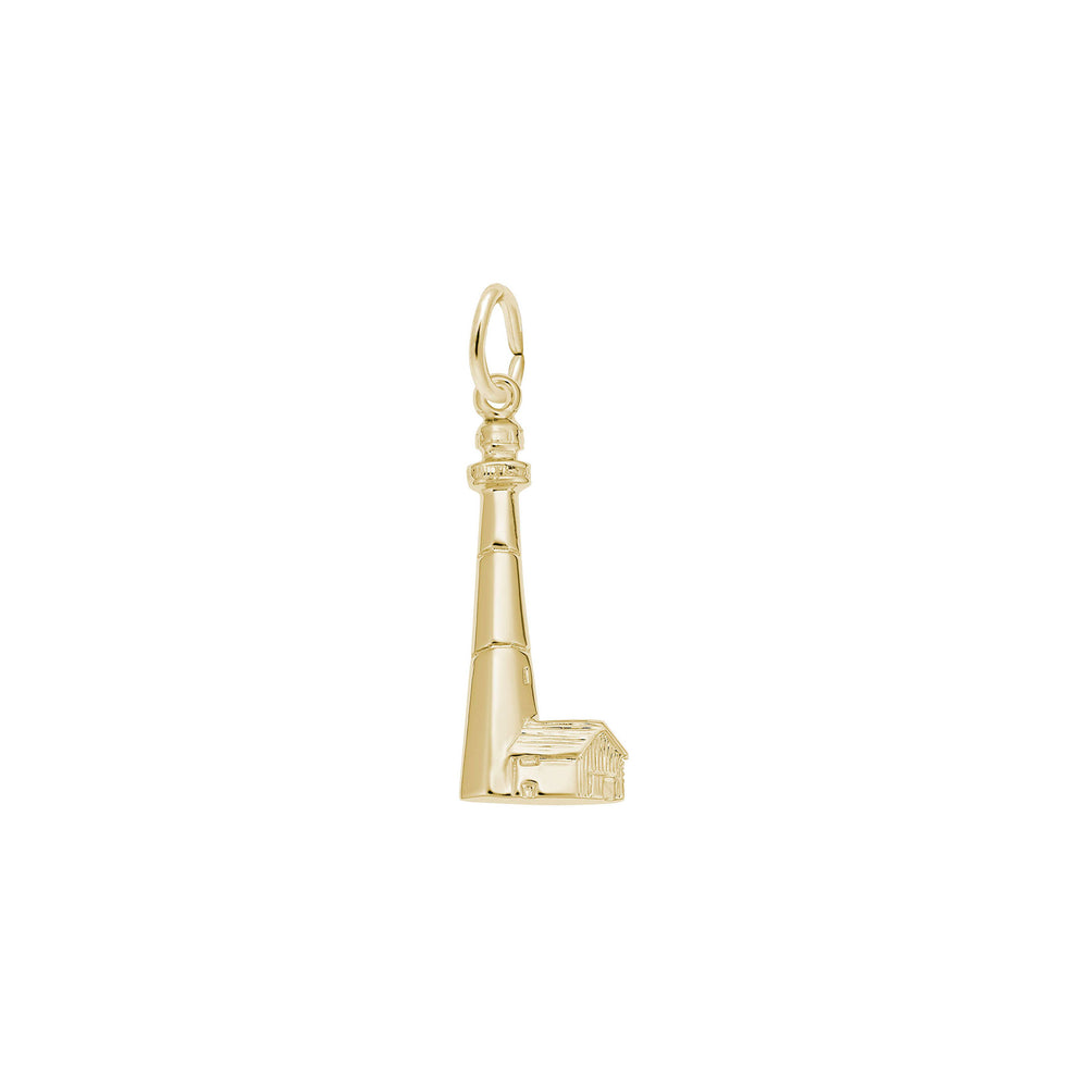 Tybee Lighthouse Charm yellow (14K) main - Popular Jewelry - New York