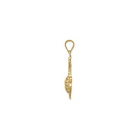 യുഎസ് മറൈൻ കോർപ്സ് (ഈഗിൾ, ഗ്ലോബ്, ആങ്കർ) പെൻഡൻ്റ് (14K) സൈഡ് - Popular Jewelry - ന്യൂയോര്ക്ക്