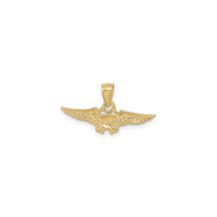 U.S. Naval Flight Officer Emblem Pendant (14K) back - Popular Jewelry - New York